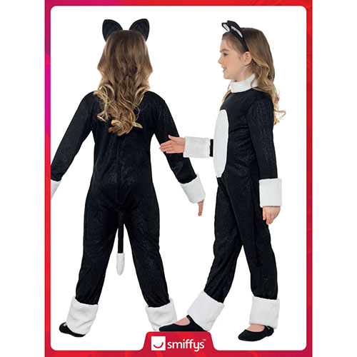 Cool Cat Girls Fancy Dress Costume Kids Small - Age 4-6 Product Gallery Image