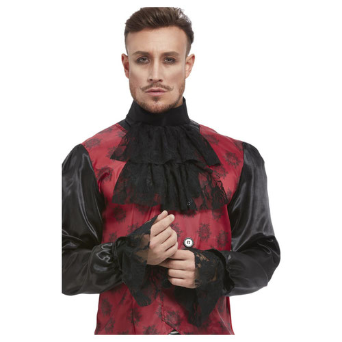 Cravat & Cuff Mens Fancy Dress Halloween Costume Accessory Set