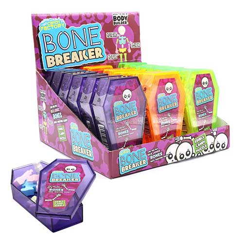 Crazy Candy Factory Bone Breaker Candy Puzzle 25g - Pack of 18