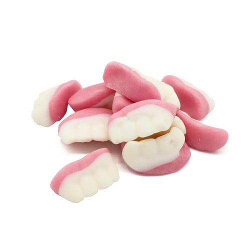 Crazy Candy Factory Sweetshop Halloween Gummy Teeth Halal Sweets 100g Product Image