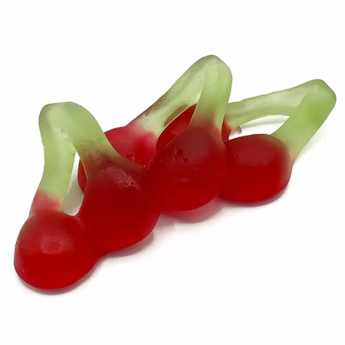 Crazy Candy Factory Sweetshop Twin Cherries Halal Gummy Sweets - Pack of 120 Product Gallery Image