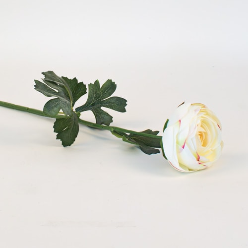 Cream Ranunculus Artificial Flower Decoration 51cm Product Gallery Image