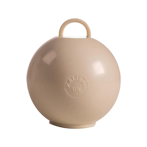 Cream Round Bubble Balloon Weight 75g Product Gallery Image