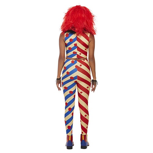 Creepy Circus Clown Fancy Dress Costume Ladies Small - UK 8-10 Product Gallery Image