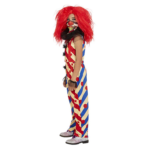Creepy Clown Fancy Dress Costume Kids Unisex Small - Age 4-6 Product Gallery Image