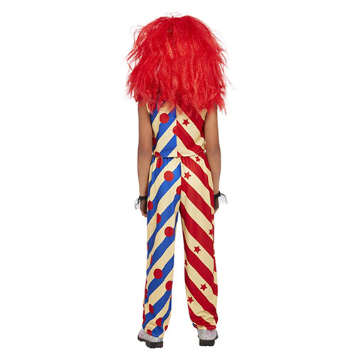 Creepy Clown Fancy Dress Costume Kids Unisex Small - Age 4-6 Product Gallery Image