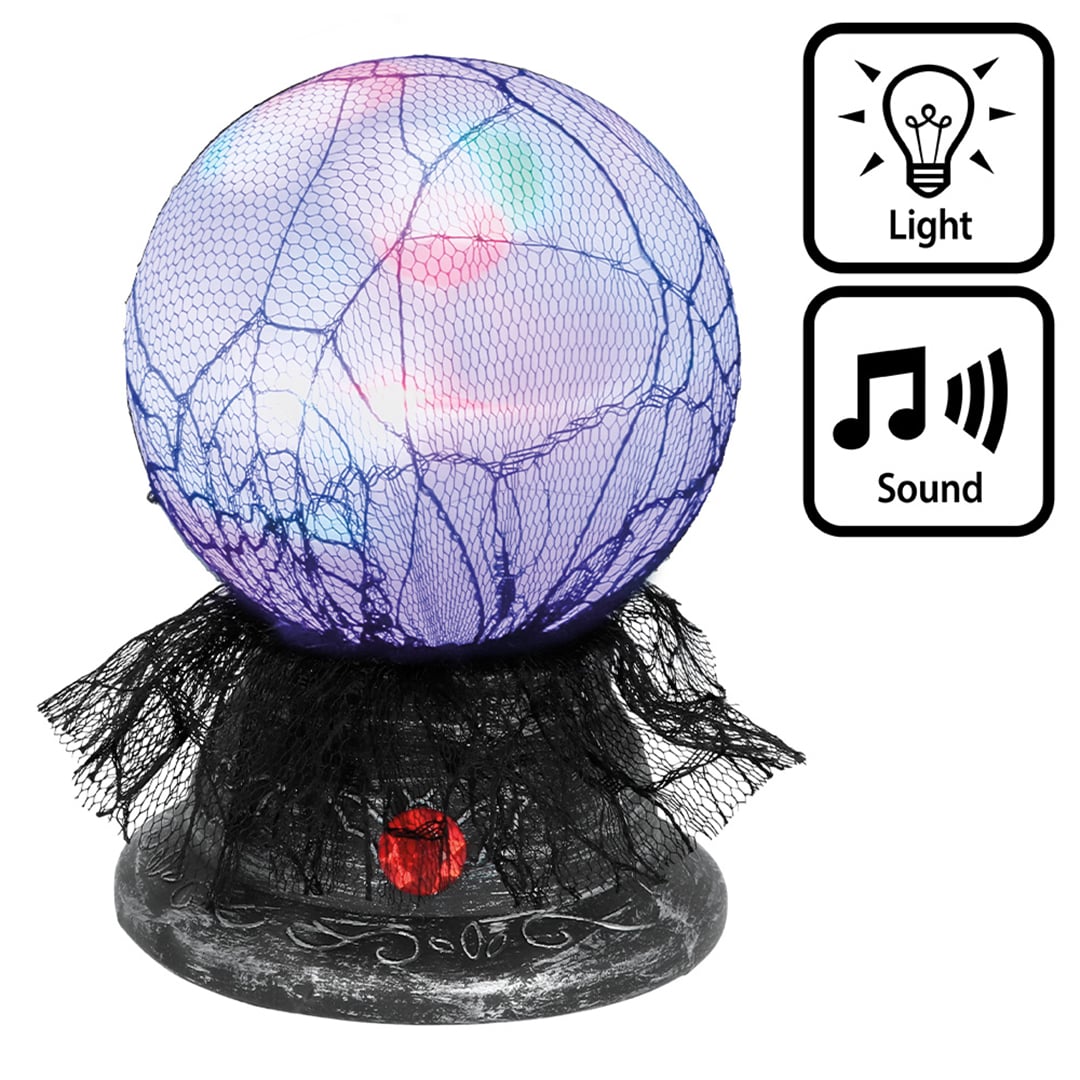 Crystal Ball Halloween Animated Prop Decoration 18cm View 4
