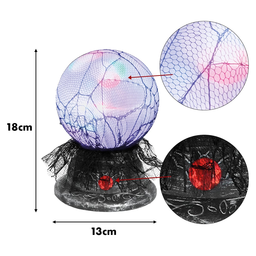 Crystal Ball Halloween Animated Prop Decoration 18cm View 5