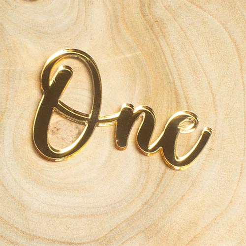 Custom Personalisable Acrylic Names & Words Product Gallery Image