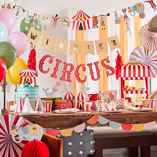 Customisable Name Circus Card Banner 2m Product Gallery Image