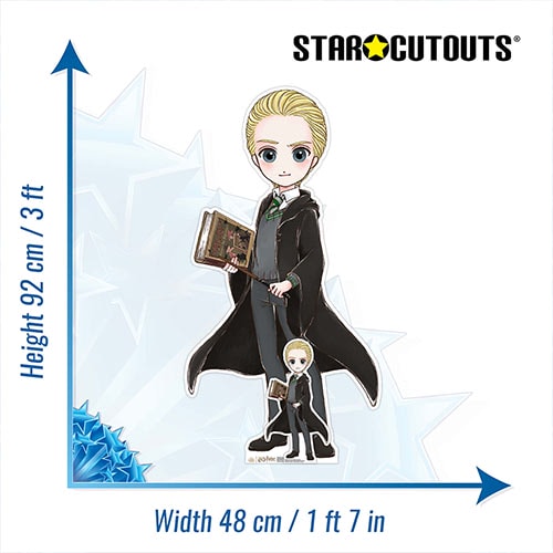 Cute Draco Malfoy Animated Star Mini Cardboard Cutout 92cm Product Gallery Image