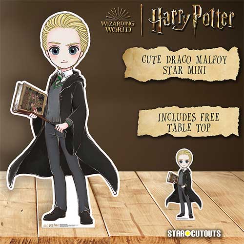 Cute Draco Malfoy Animated Star Mini Cardboard Cutout 92cm Product Gallery Image