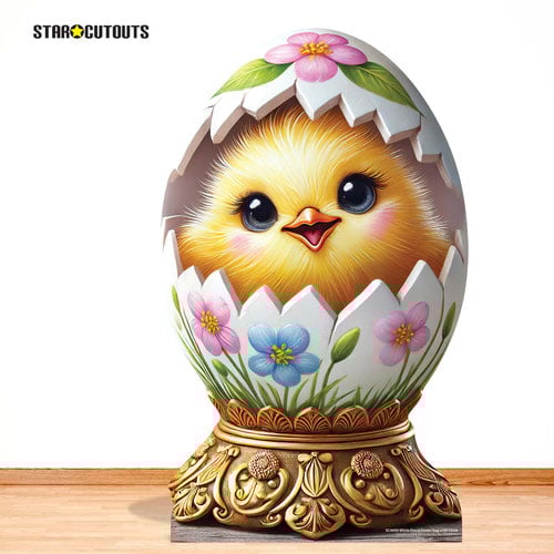 Cute Easter Egg with Chick Star Mini Cardboard Cutout 93cm Product Gallery Image