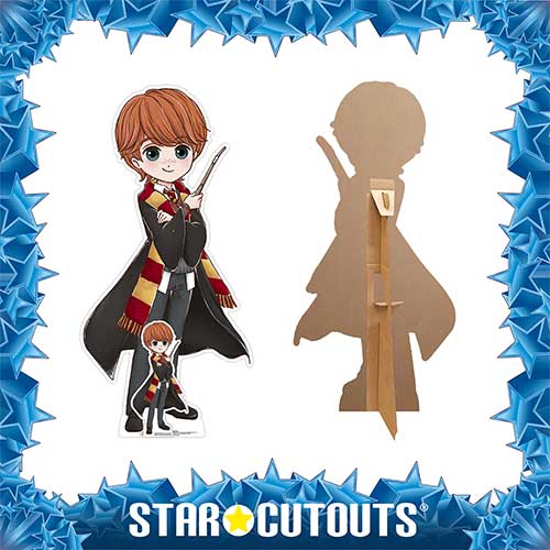 Cute Ron Weasley Animated Harry Potter Star Mini Cardboard Cutout 92cm Product Gallery Image
