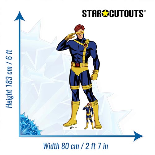 Cyclops X-Men Marvel Lifesize Cardboard Cutout 183cm Product Gallery Image