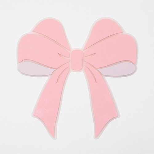 Dainty Ribbon Bow 3D Acrylic Decoration 16cm Product Gallery Image