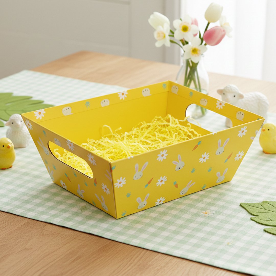 Daisy & Bunny Rabbit Yellow Easter Hamper Set Product Gallery Image