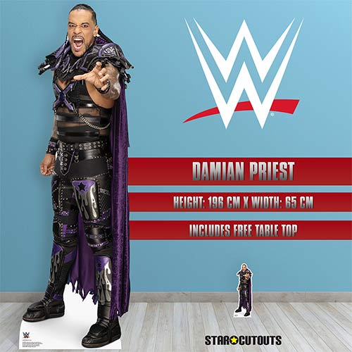 Damian Priest WWE Lifesize Cardboard Cutout 196cm Product Gallery Image