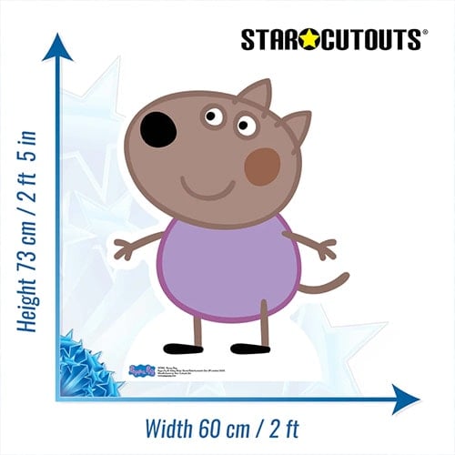 Danny Dog Peppa Pig Star Mini Cardboard Cutout 73cm Product Gallery Image