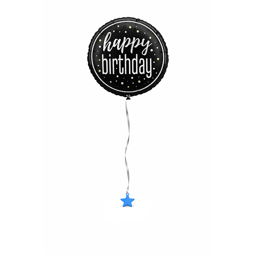 Dark Blue Plastic Star Shaped Balloon Weight 8g Product Gallery Image