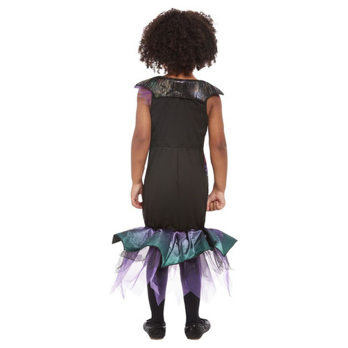 Dark Mermaid Girls Fancy Dress Costume Toddler Age 3-4 Product Gallery Image