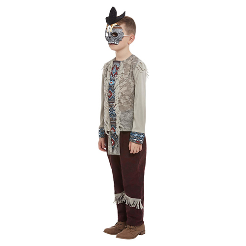 Dark Spirit Warrior Fancy Dress Costume Kids Unisex Small - Age 4-6 Product Gallery Image