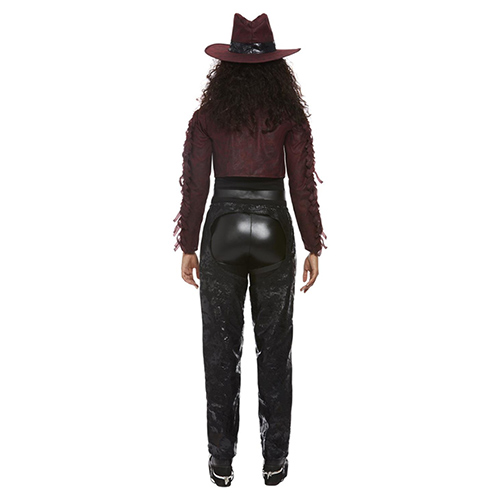 Dark Spirit Western Cowgirl Deluxe Fancy Dress Costume Ladies Large - UK 16-18 Product Gallery Image