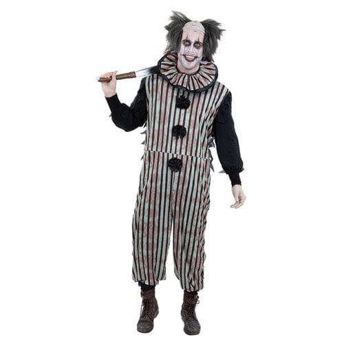 Dark Vintage Clown Fancy Dress Costume Adult Mens Medium