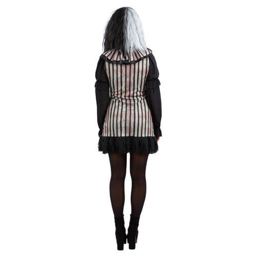 Dark Vintage Clown Fancy Dress Costume Ladies Small - UK 8-10 Product Gallery Image