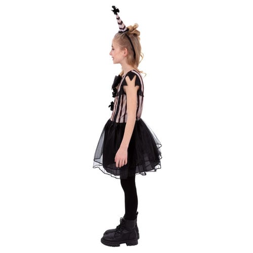 Dark Vintage Clown Girls Fancy Dress Costume Kids Small - Age 4-6 Product Gallery Image