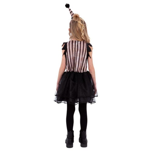 Dark Vintage Clown Girls Fancy Dress Costume Kids Small - Age 4-6 Product Gallery Image