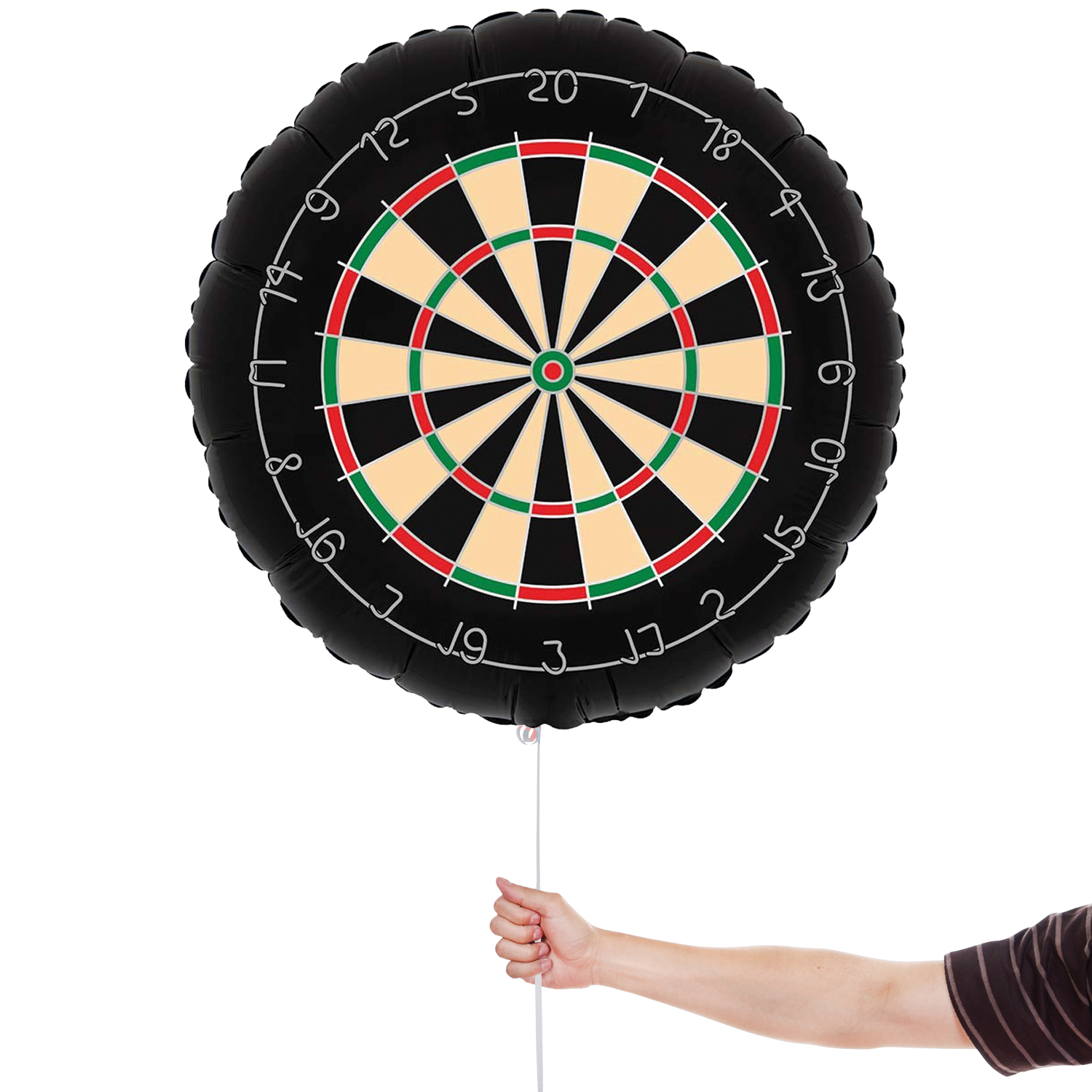 Dartboard Round Shaped Helium Foil Balloon 58cm / 23 in Product Gallery Image