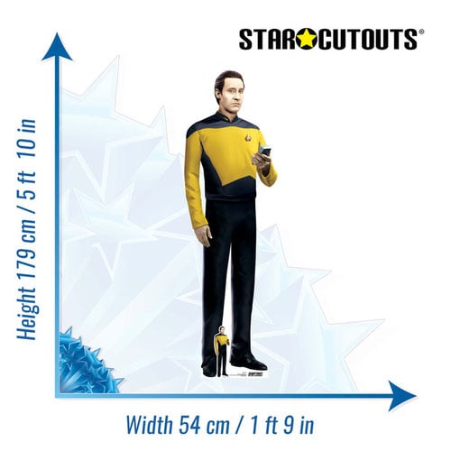 Data Star Trek: The Next Generation Brent Spiner Lifesize Cardboard Cutout 179cm Product Gallery Image