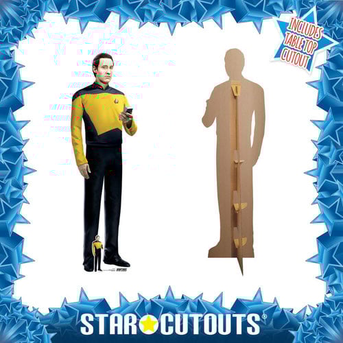 Data Star Trek: The Next Generation Brent Spiner Lifesize Cardboard Cutout 179cm Product Gallery Image