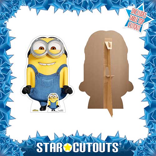 Dave Excited Minions 2 Star Mini Cardboard Cutout 78cm Product Gallery Image