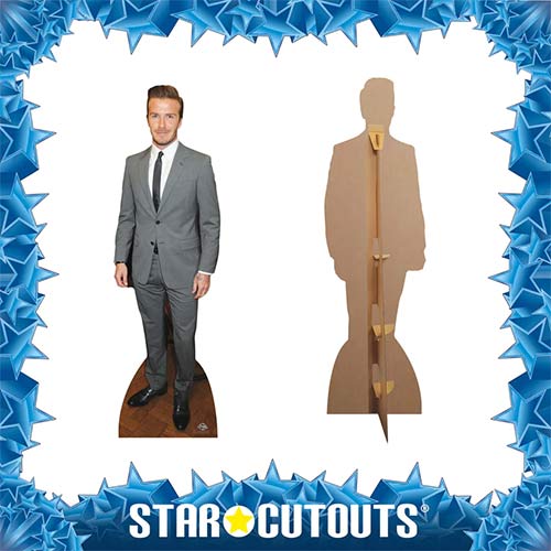 David Beckham Suit Lifesize Cardboard Cutout 179cm Product Gallery Image