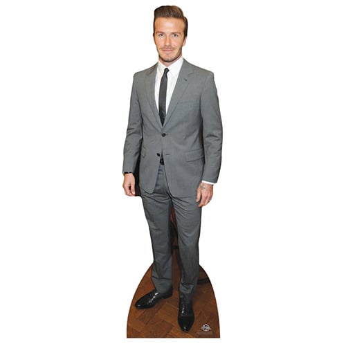 David Beckham Suit Lifesize Cardboard Cutout 179cm Product Gallery Image