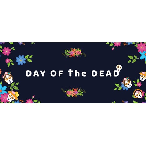 Day of the Dead Cross Halloween PVC Party Sign Decoration Product Image