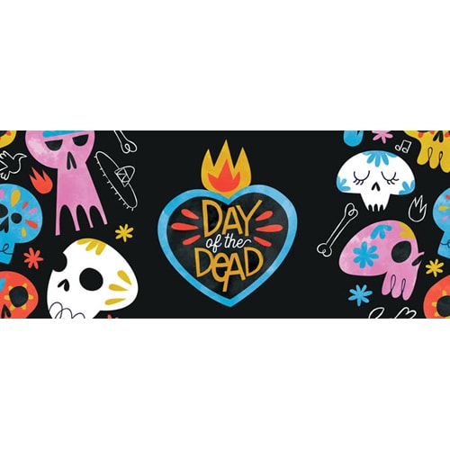 Day of the Dead Heart Halloween PVC Party Sign Decoration Product Image