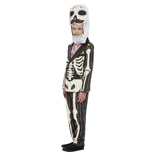 Day of the Dead Senor Boys Deluxe Fancy Dress Costume Kids Small - Age 4-6 Product Gallery Image