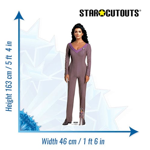 Deanna Troi Star Trek: The Next Generation Marina Sirtis Lifesize Cardboard Cutout 163cm Product Gallery Image