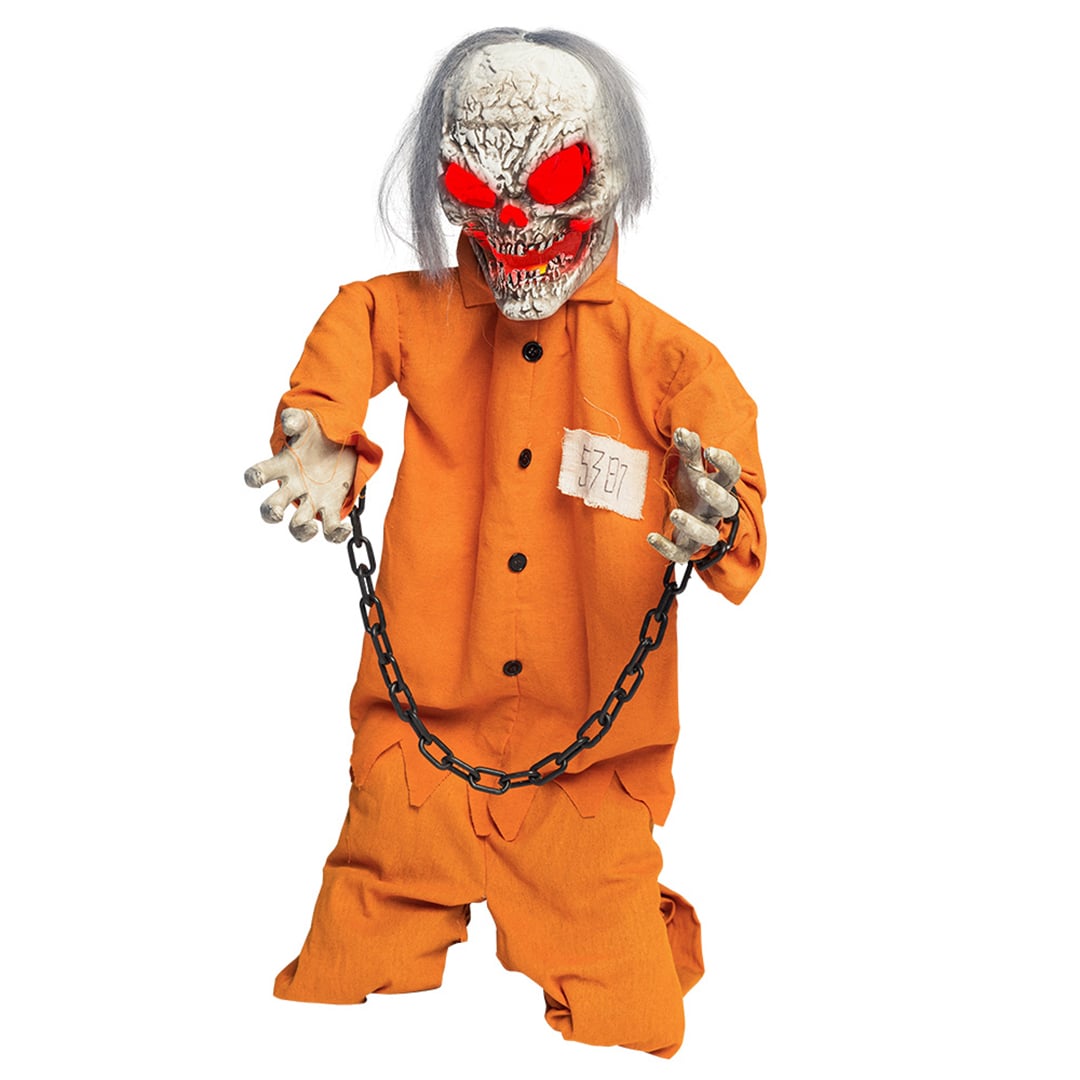 Death Prisoner Halloween Light Up Standing Decoration 1m