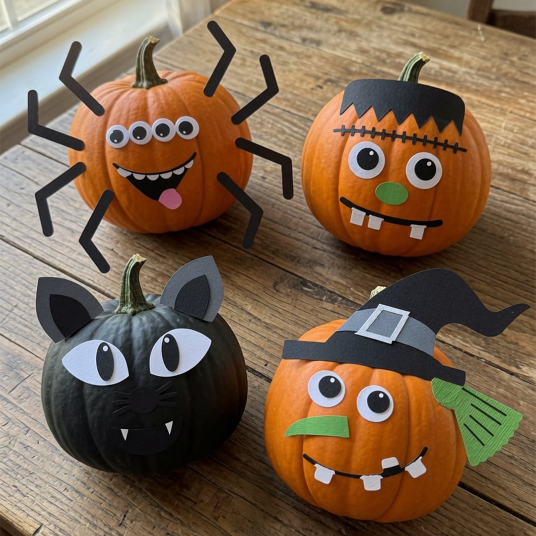 Decorate Your Own Halloween Pumpkin DIY Kit