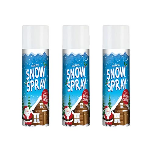 Decorative Artificial Snow Spray 85ml - Pack of 3 Product Image