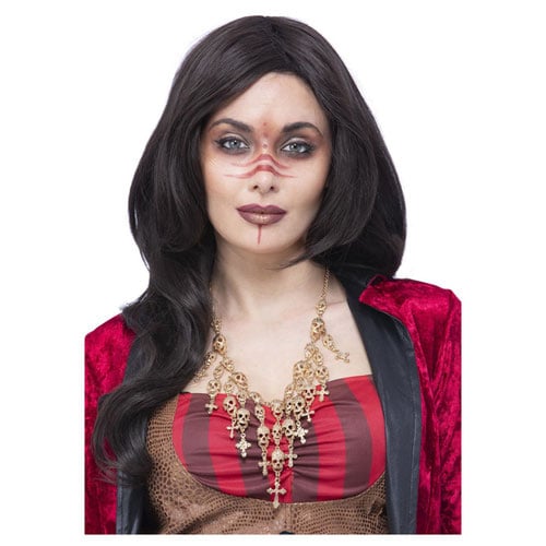 Deluxe Metal Voodoo Skull Necklace Fancy Dress Costume Accessory Adult One Size Product Image