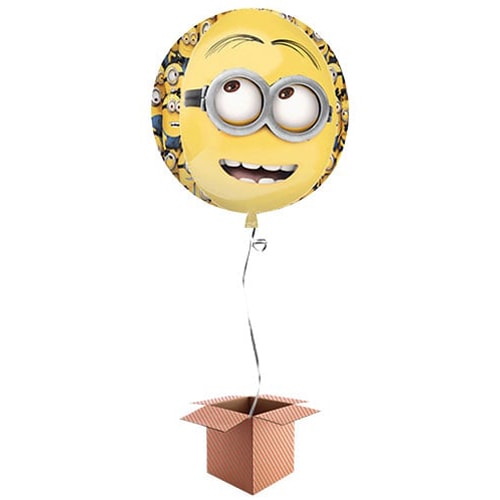 Despicable Me Minions Orbz Foil Balloon - Inflated Balloon in a Box Product Gallery Image