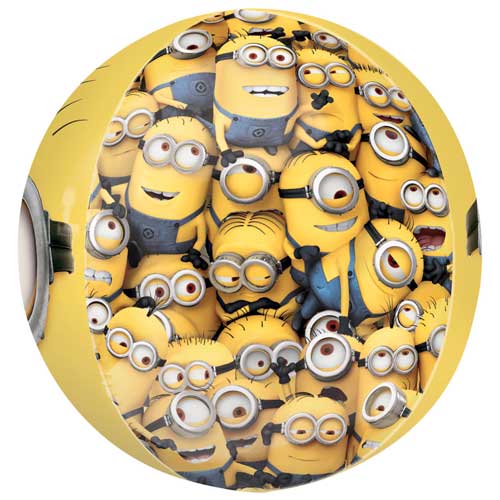 Despicable Me Minions Orbz Foil Helium Balloon 38cm / 15 in Product Gallery Image