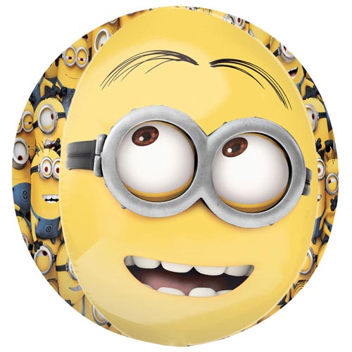 Despicable Me Minions Orbz Foil Helium Balloon 38cm / 15 in Product Gallery Image