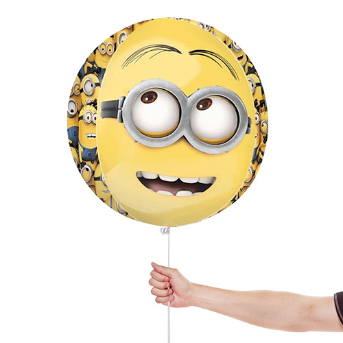 Despicable Me Minions Orbz Foil Helium Balloon 38cm / 15 in Product Gallery Image