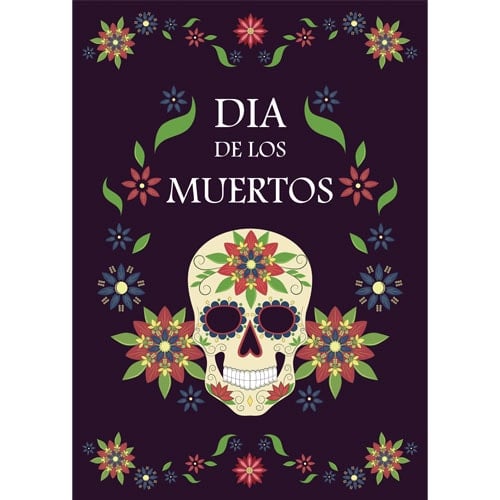 Dia de los Muertos Black Halloween Poster PVC Party Sign Decoration Product Gallery Image